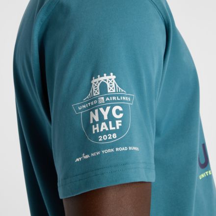 United Airlines NYC Half Men's Graphic T-Shirt - Liberty