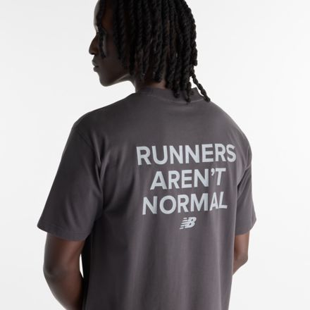 Nocturnal Run Runners Aren't Normal Performance T-Shirt, BLACK CEMENT, MT6238Y5BLK