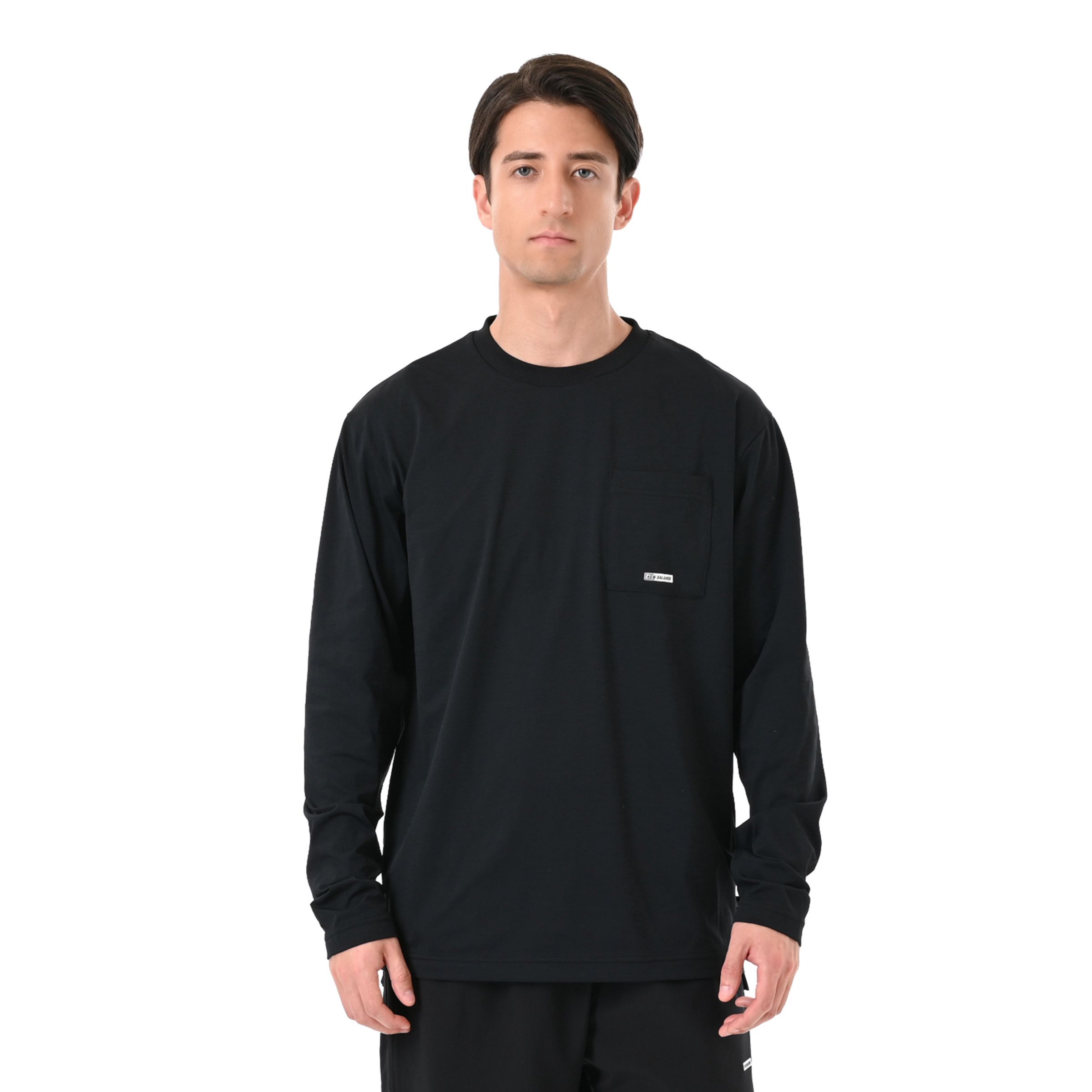 New Balance Black Out ロングスリーブシャツ, MT6241D7BK