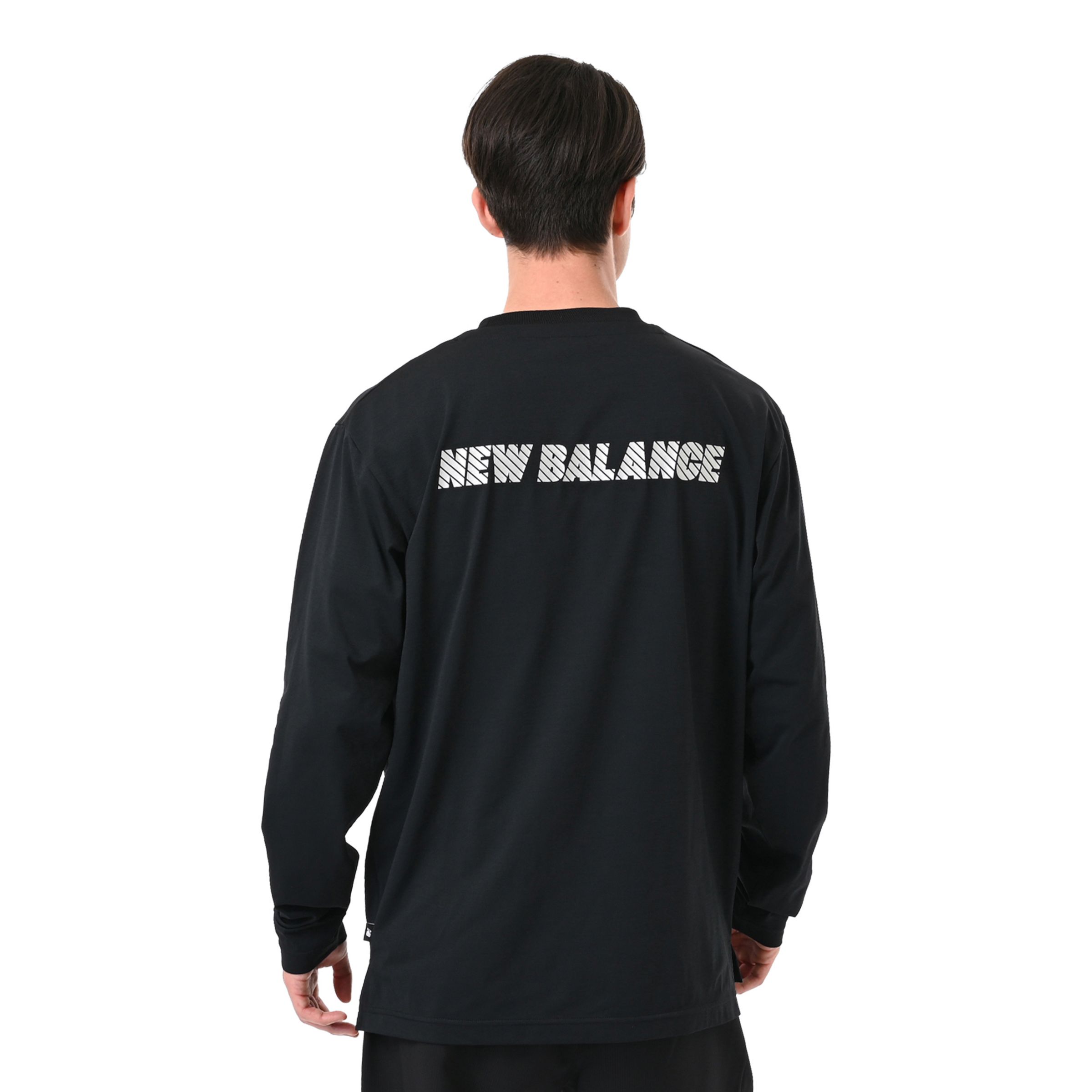 New Balance Black Out ロングスリーブシャツ, MT6241D7BK