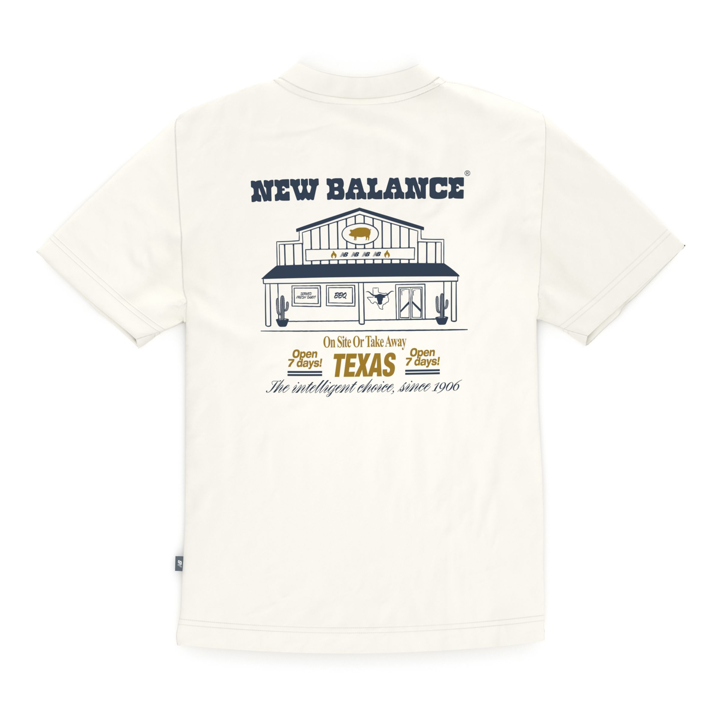 New Balance Texas Grab a Bite T-Shirt, MT6242P6SST