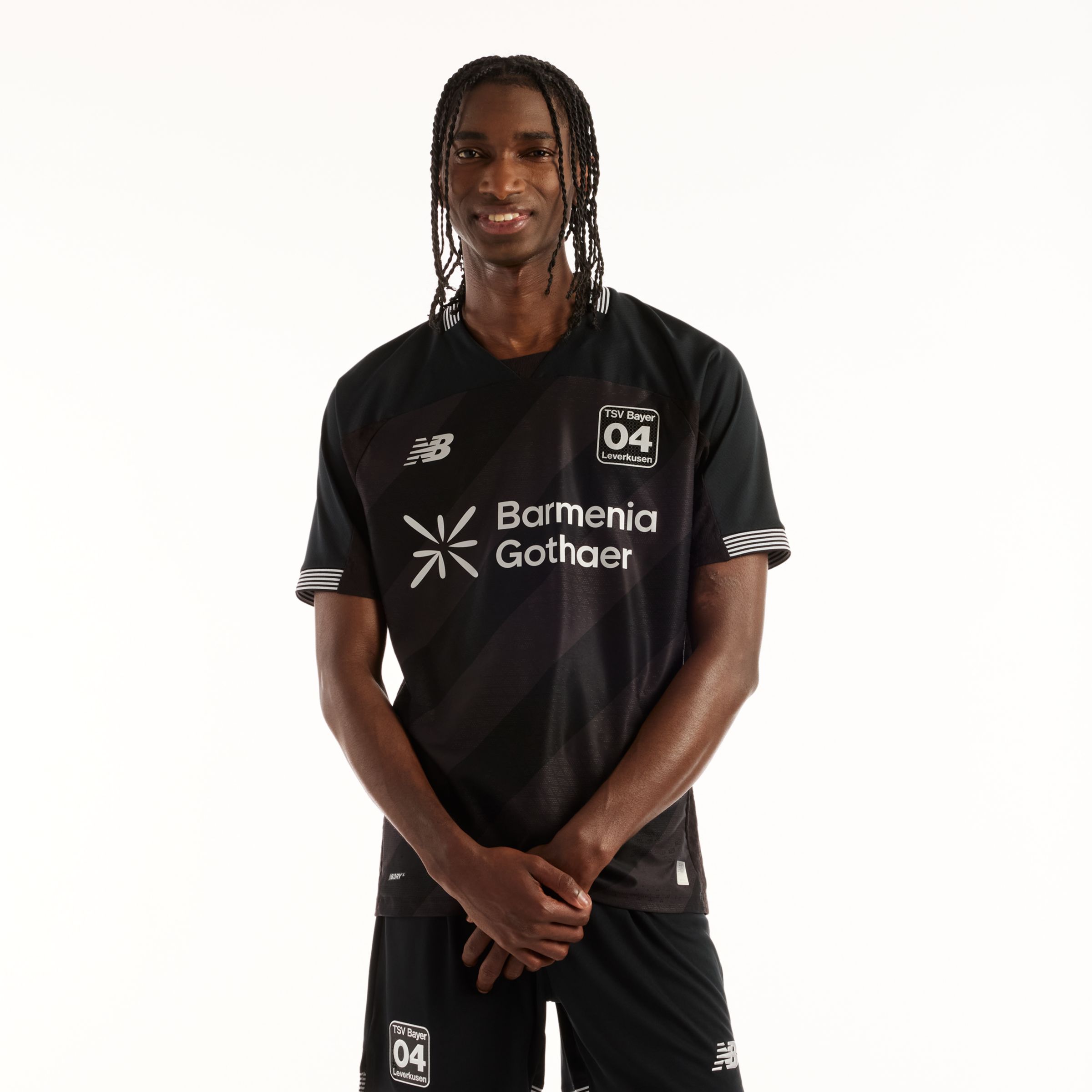 New Balance Bayer 04 26/27 Fourth Elite Short Sleeve Jersey, MT625370FOU