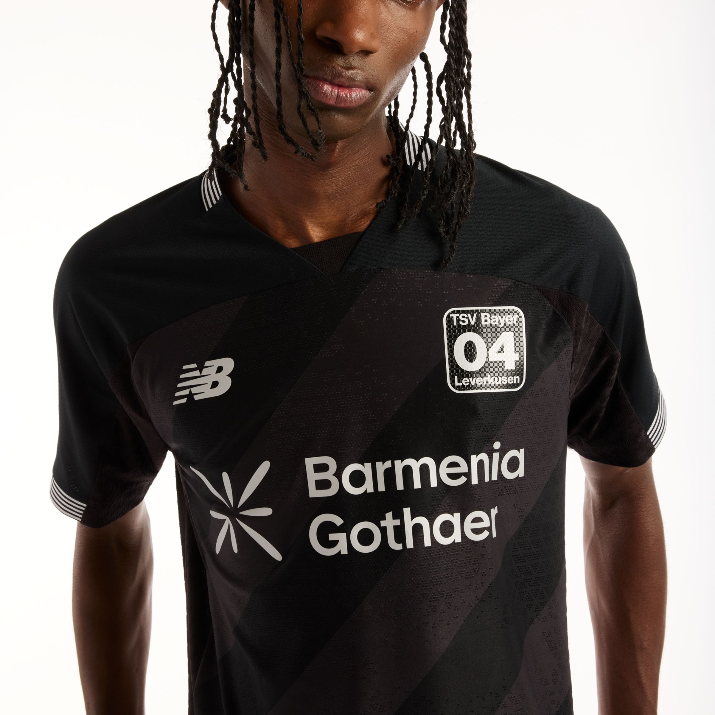 New Balance Bayer 04 26/27 Fourth Elite Short Sleeve Jersey, MT625370FOU
