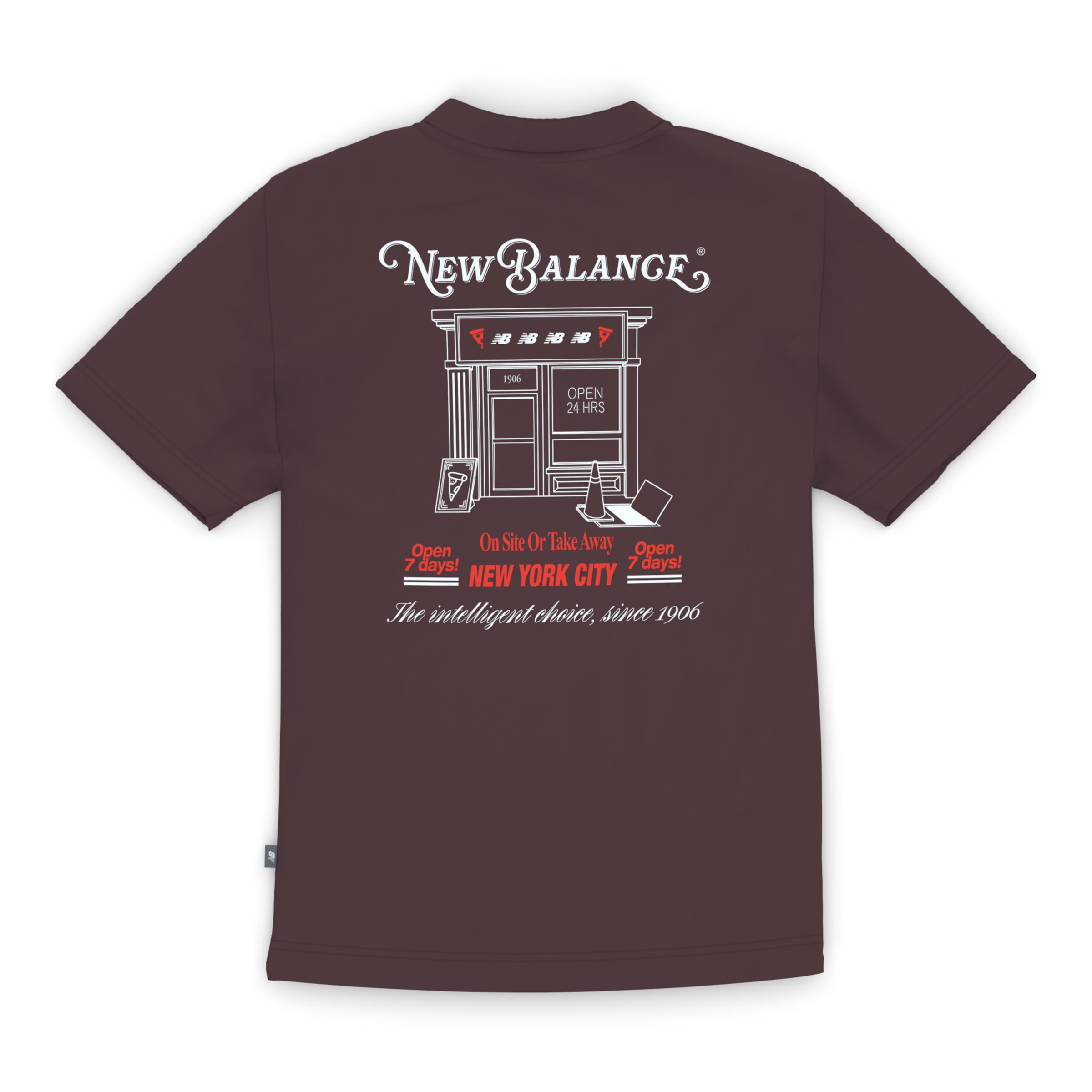 New Balance New York Grab a Bite T-Shirt, MT6253VQYLR