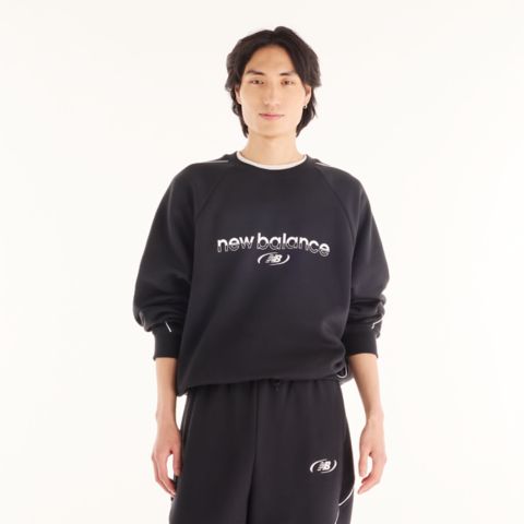 Мужские худи New Balance Trackside Fleece Crew