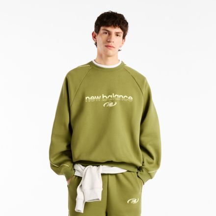 Trackside Fleece Crew, VERDE DEPORTIVO, MT6255WPGEE