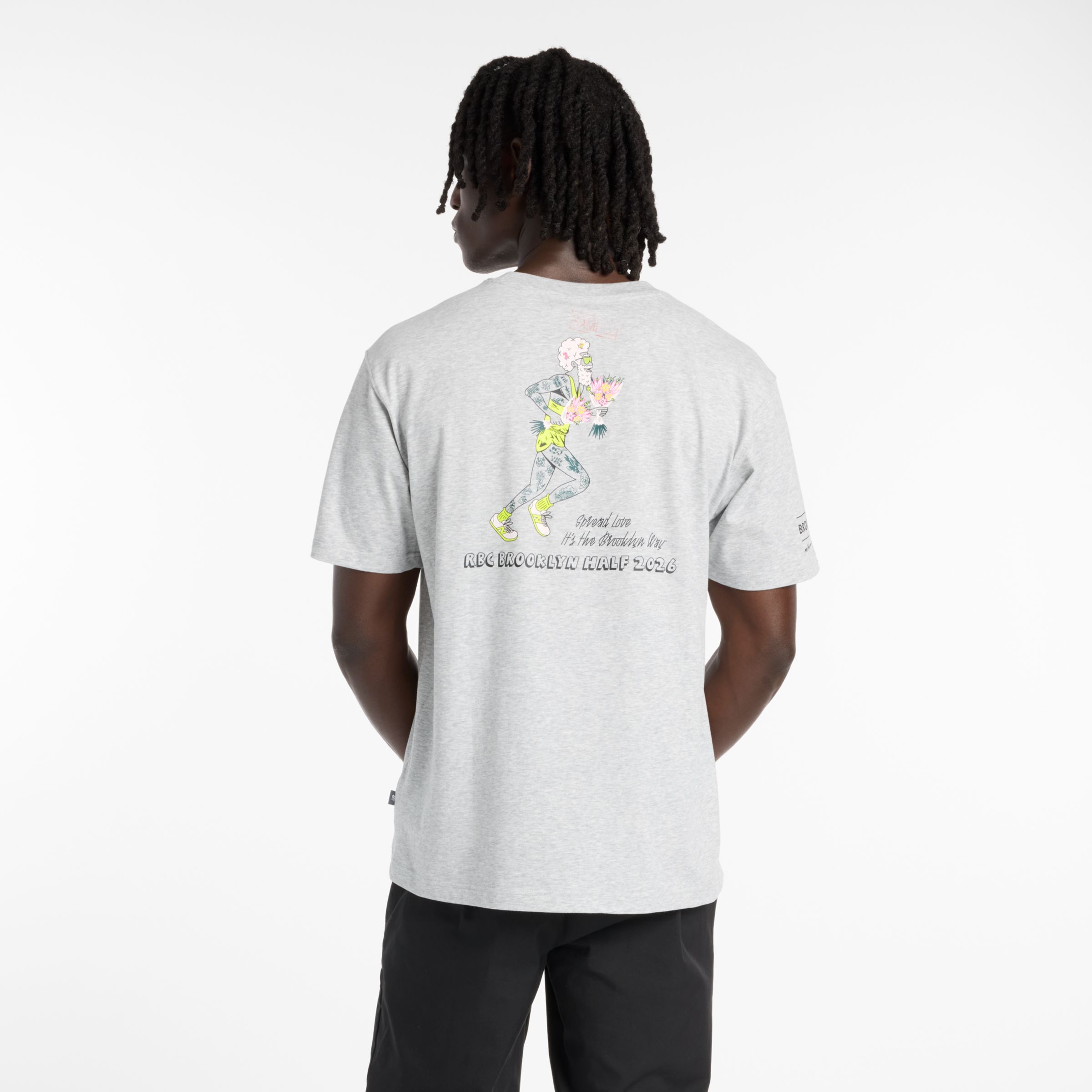 RBC Brooklyn Half Men's Graphic T-Shirt - Flowers