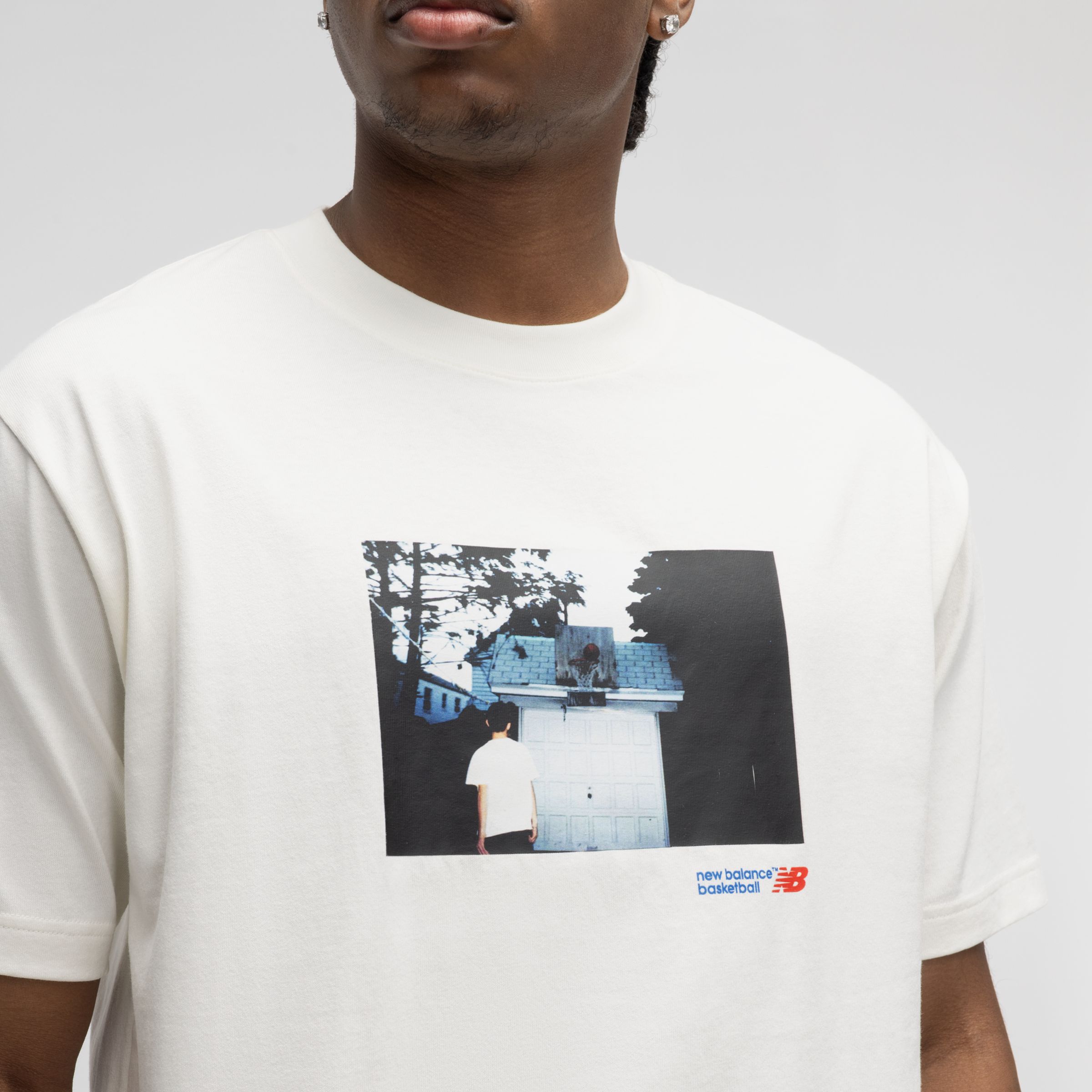 Basketball Photo Graphic T-Shirt