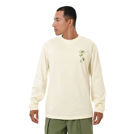 International Stamp ロングスリーブTシャツ, ANGORA, MT62691YAGA