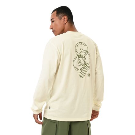 International Stamp ロングスリーブTシャツ, ANGORA, MT62691YAGA
