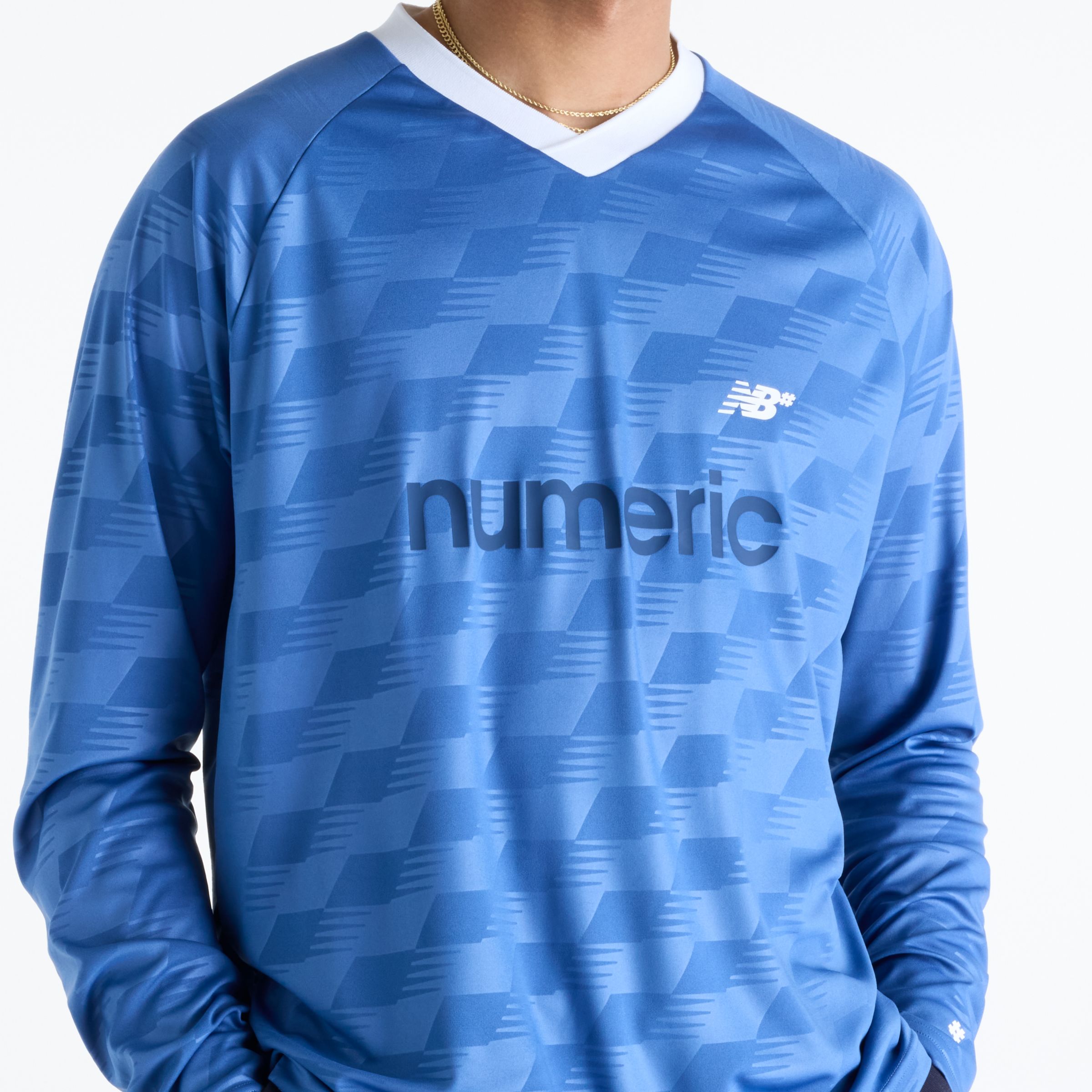 New Balance Numeric Long Sleeve Team Jersey, MT62706VAA4