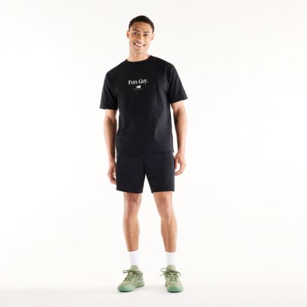 T-shirt Fun Guy, BLANC, MT62871GBK