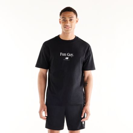 T-shirt Fun Guy, BLANC, MT62871GBK