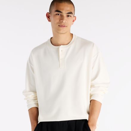 NBX Classics Long Sleeve Graphic T-Shirt, CANNOLI CREAM, MT6290MJCIC