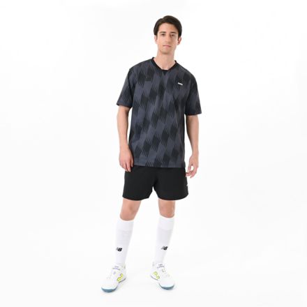 Black Out グラフィック ショートスリーブシャツ, BLACK, MT6295YYBK