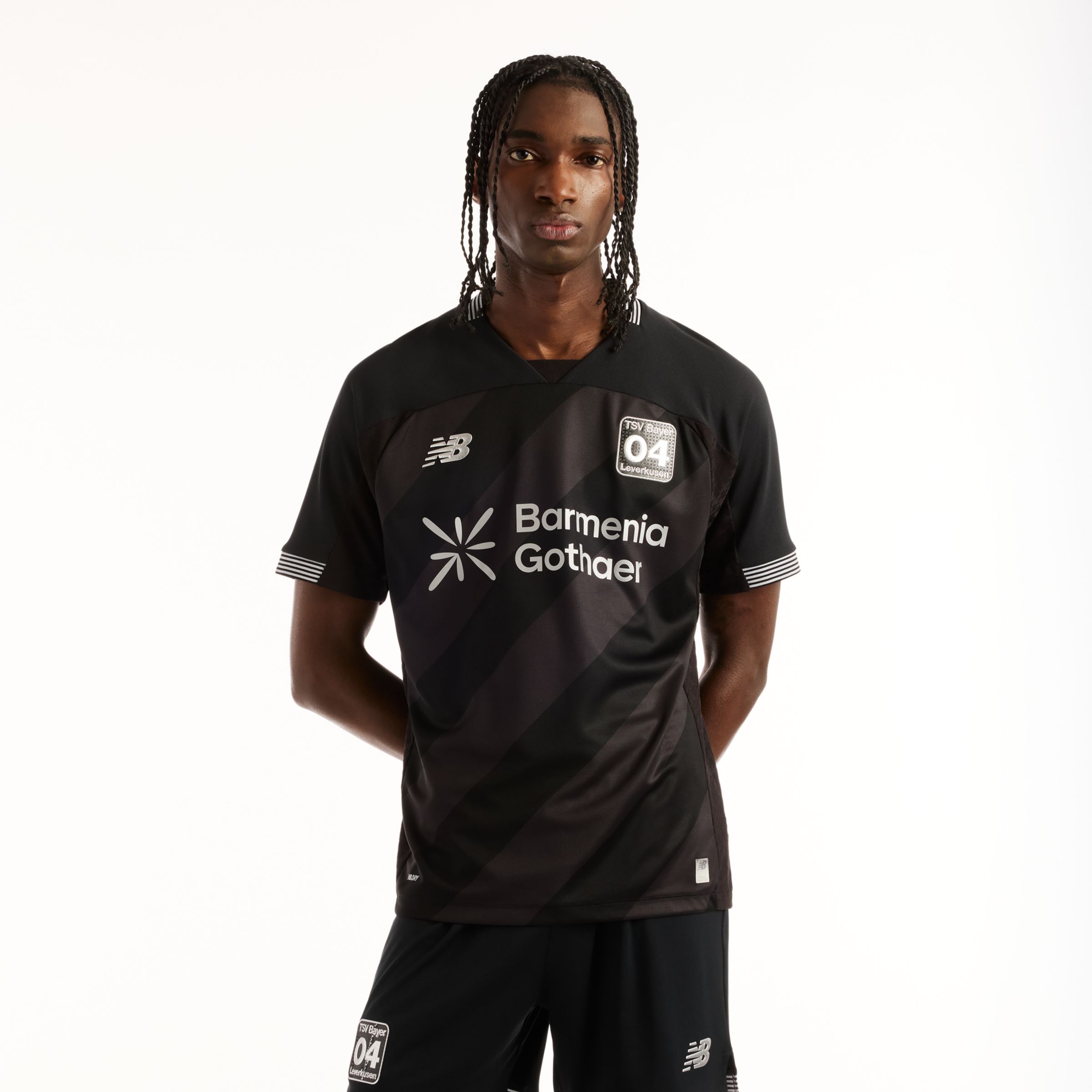 New Balance Bayer 04 26/27 Fourth Short Sleeve Jersey, MT62A11KFOU