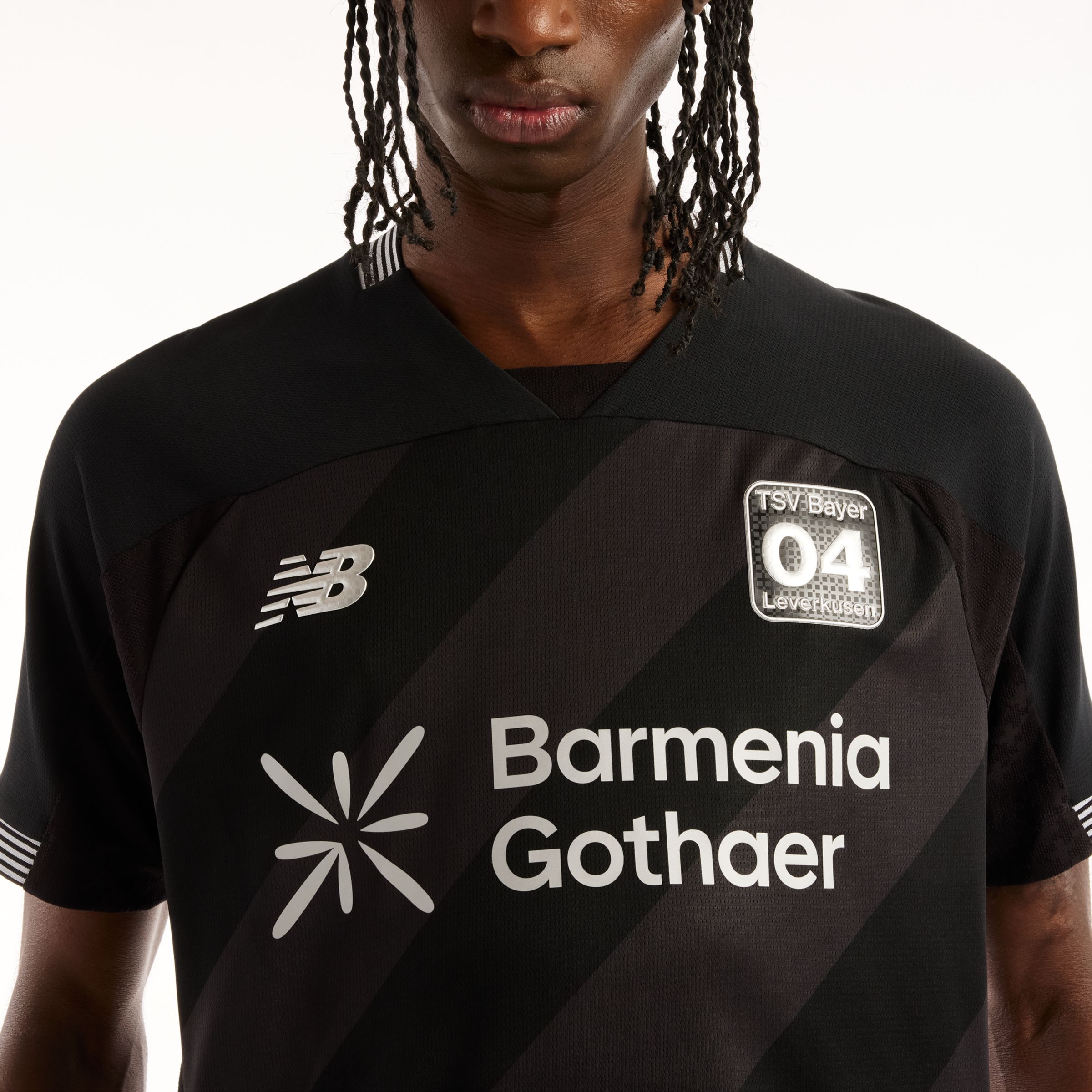 New Balance Bayer 04 26/27 Fourth Short Sleeve Jersey, MT62A11KFOU