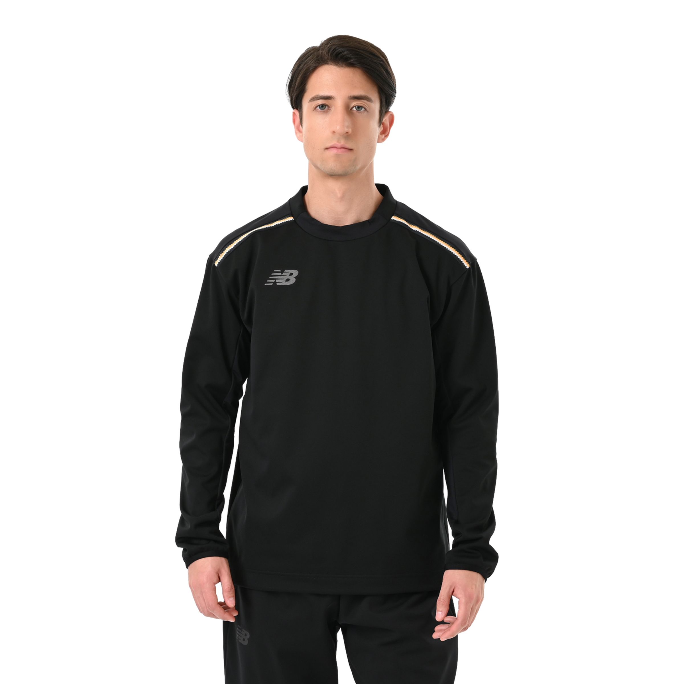 New Balance Black Out ストレッチボンディングトップ 防風撥水, MT62A3Z6BK