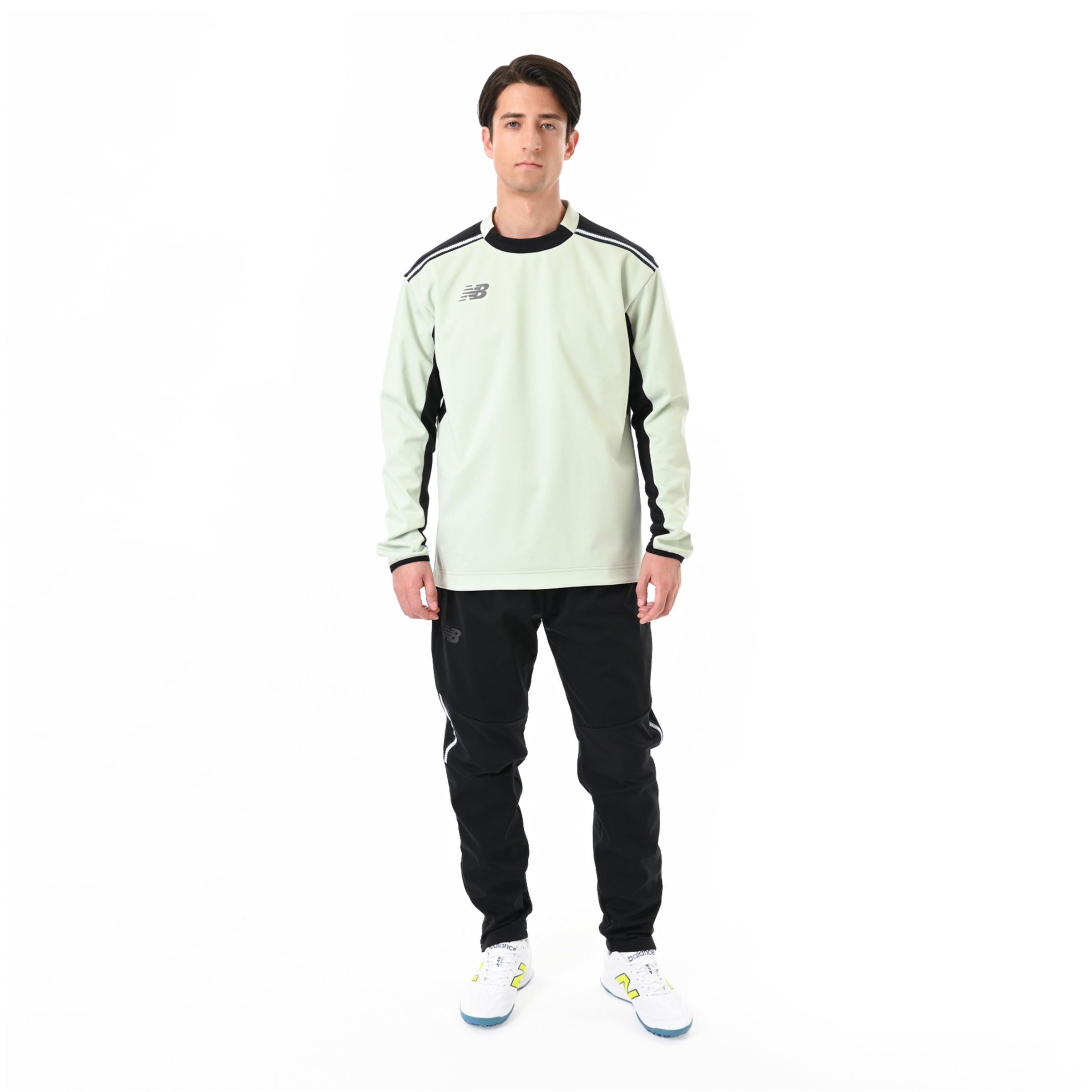 New Balance Black Out ストレッチボンディングトップ 防風撥水, MT62A3Z6SRV