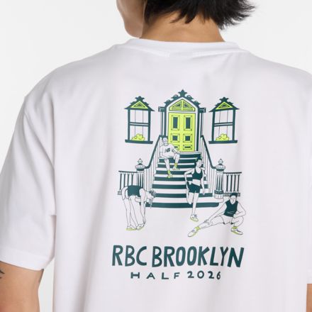 RBC Brooklyn Half Men's Graphic T-Shirt - Stoop, BLANCO NB 103, MT62B5JQWT