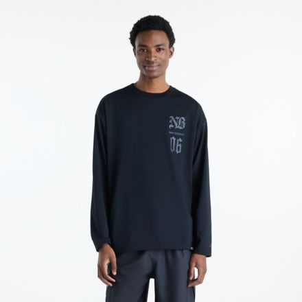 ロングスリーブ Tシャツ, SEA SALT, MT62C68VBK