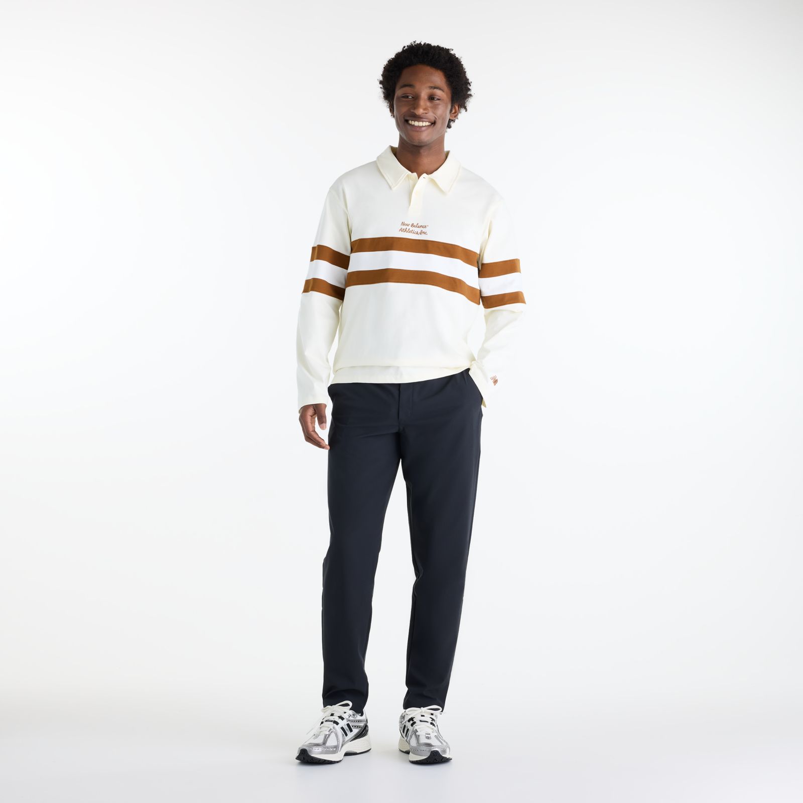 Мужские рубашки New Balance Sport Legacy Rugby Shirt — фото 2