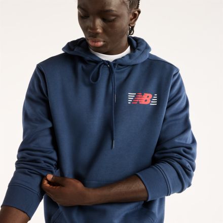 Rectangle Relaxed Hoodie, NB NAVY, MT62D86TNNY