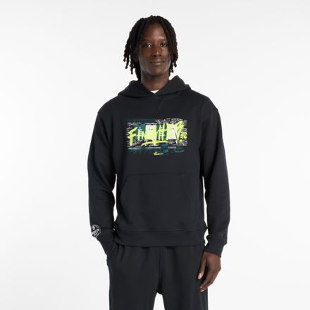 RBC Brooklyn Half Finisher Athletics French Terry Hoodie, BLACK with Black, MT62D89KBK
