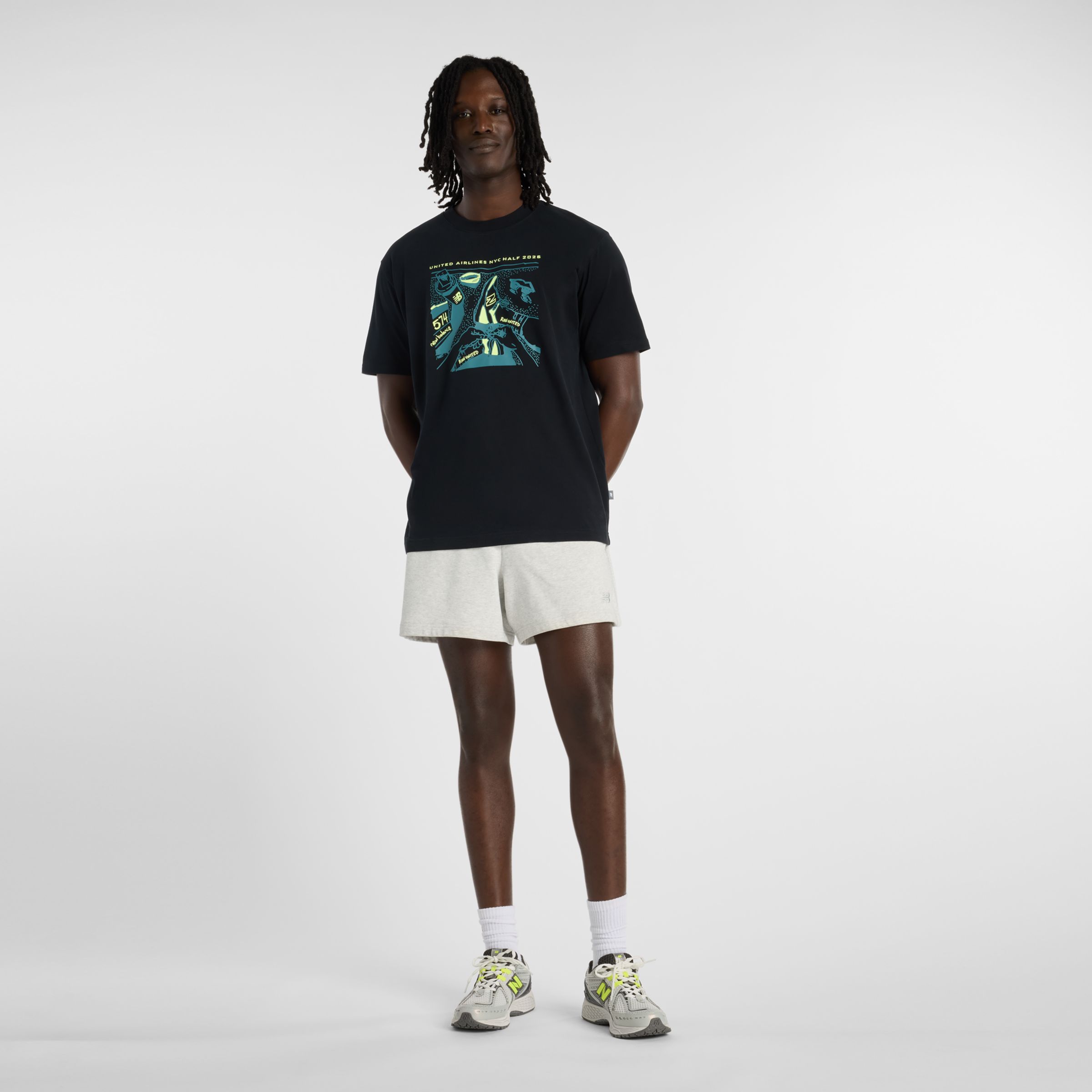 United Airlines NYC Half Men's Graphic T-Shirt - Run United