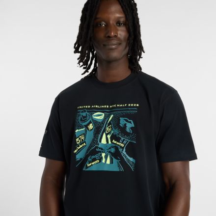 United Airlines NYC Half Men's Graphic T-Shirt - Run United