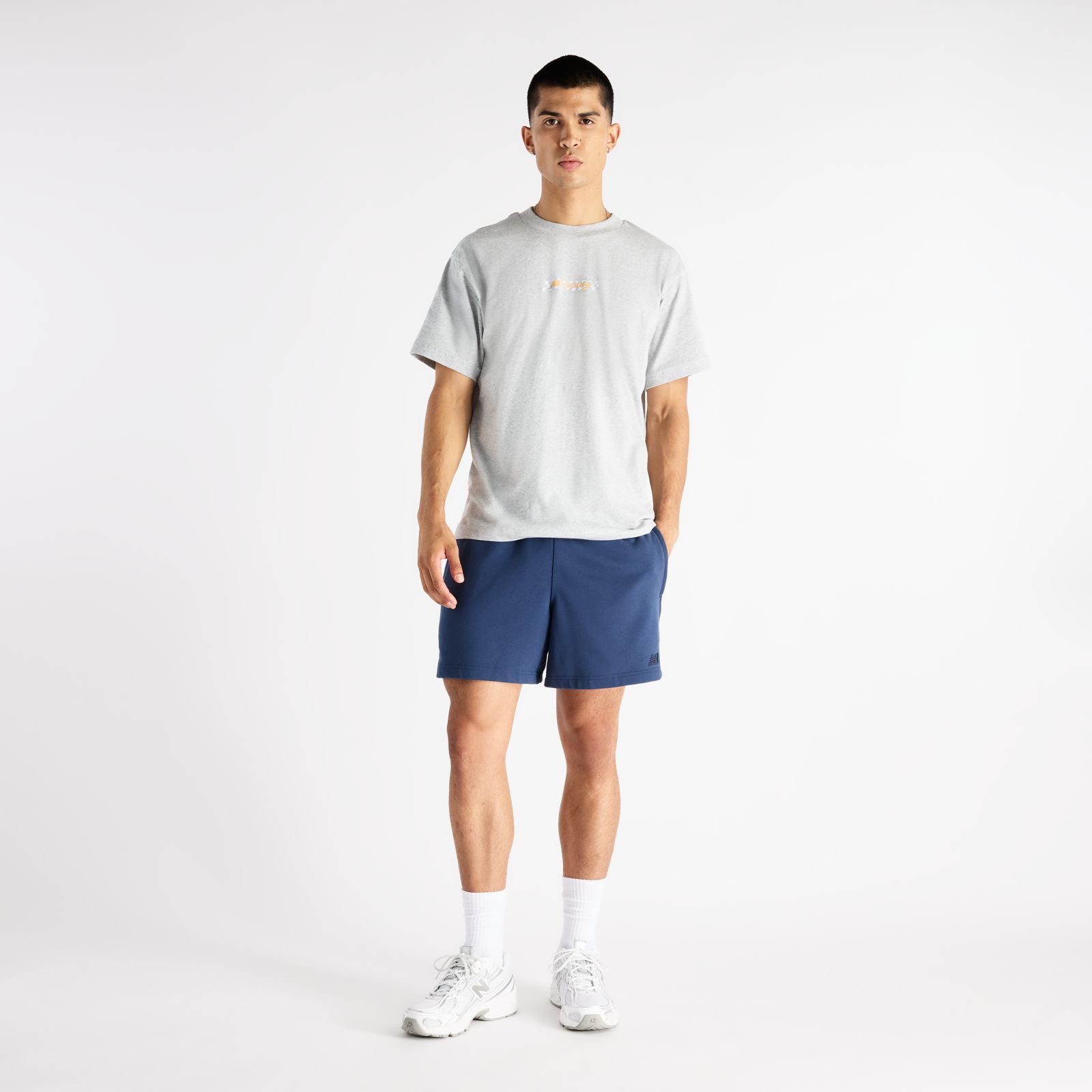 Мужские футболки New Balance Racing Stripes Intelligent Choice T-Shirt — фото 2