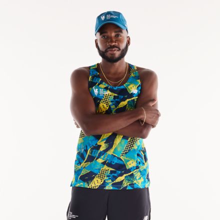 NYC Marathon RC Essential Printed Singlet