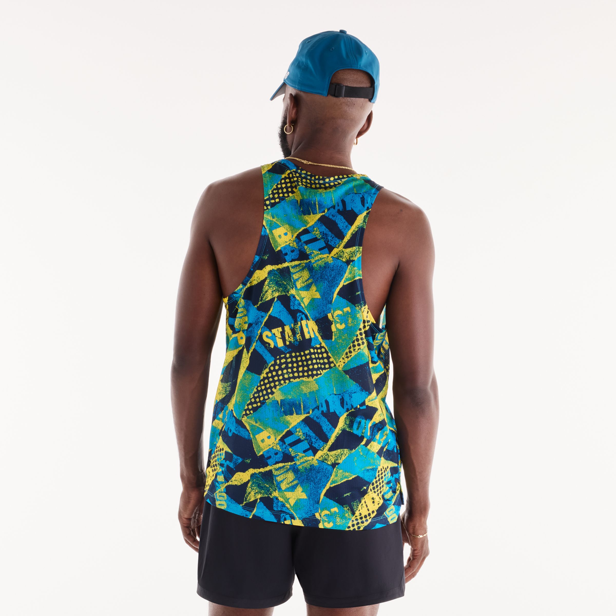New Balance NYC Marathon RC Essential Printed Singlet, MT62F426MLT