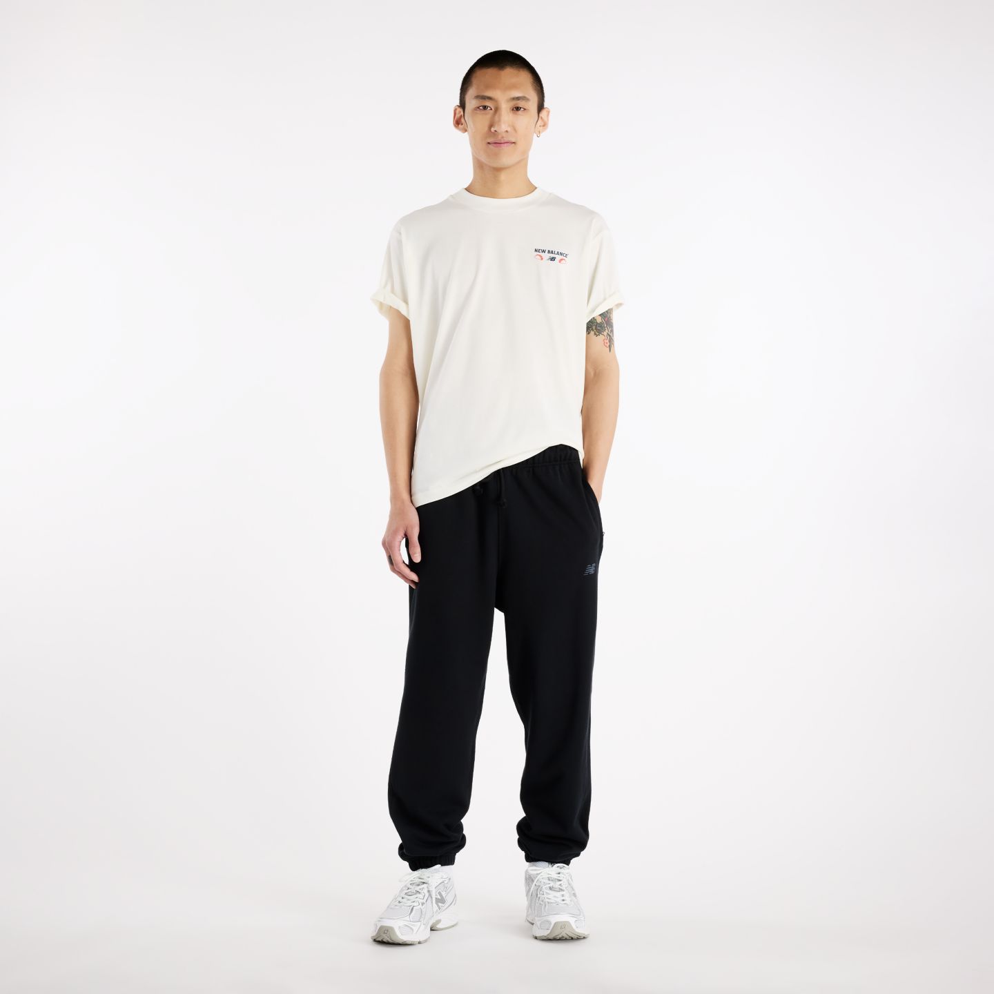 Мужская футболка New Balance Los Angeles Grab a Bite, цвет: Морская соль — фото 2