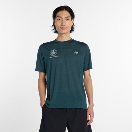 RBC Brooklyn Half RC Essential T-Shirt, VERDE MEDUSA, MT62F8CIAAV
