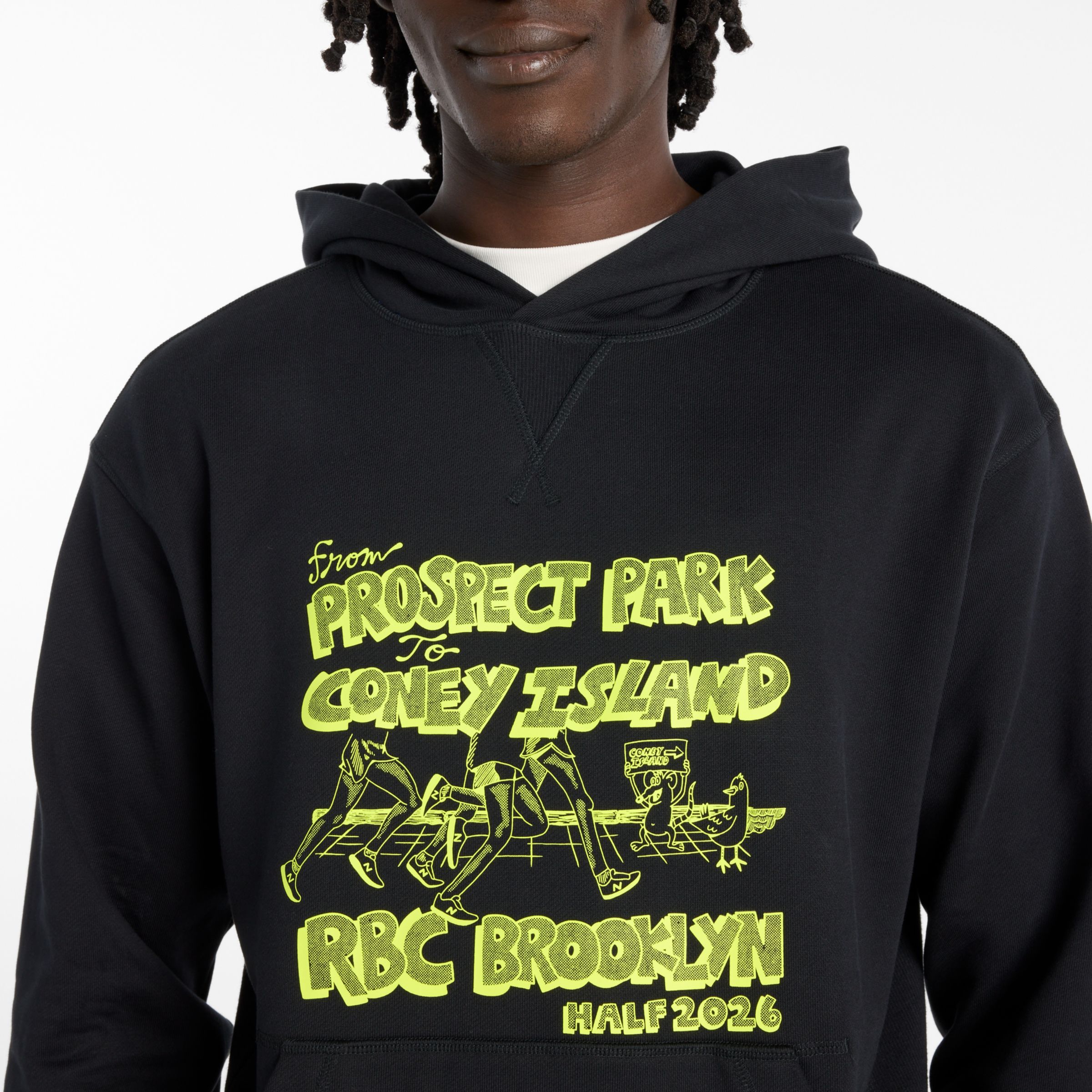 RBC Brooklyn Half Graphic Men's Athletics Hoodie