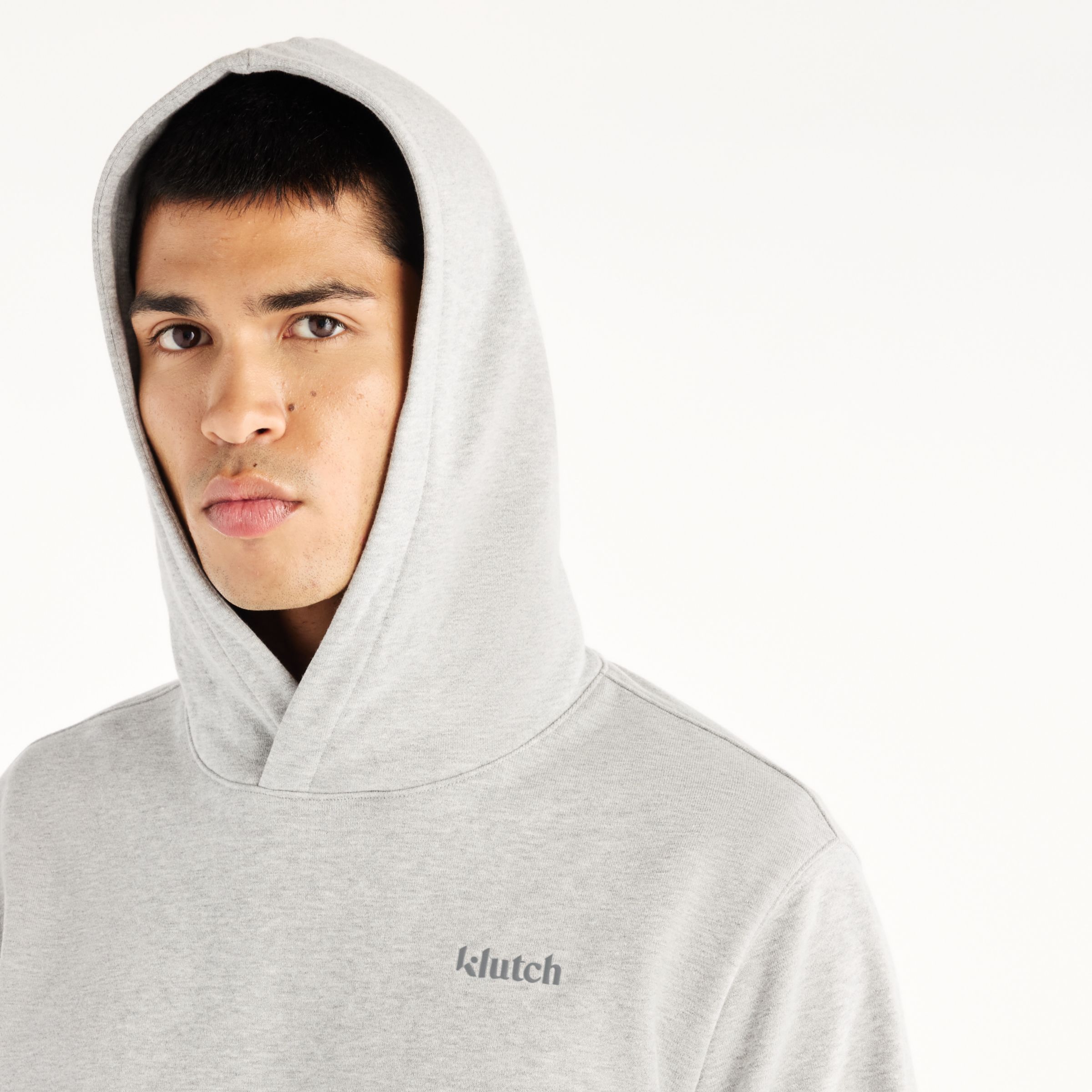 Klutch X NB コットンスウェットフーディ(裏起毛)