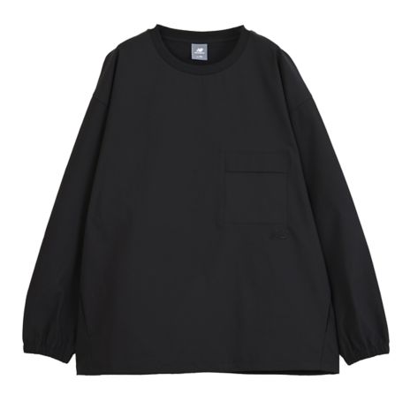 ファンクショナルウーブンプルオーバーロングスリーブ