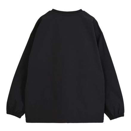 ファンクショナルウーブンプルオーバーロングスリーブ, BLACK, MT62H7Y6BK