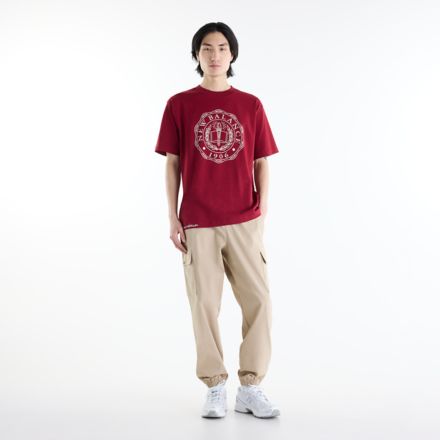 Varsity Crest T-Shirt, PODIUM RED, MT62I5VBPDR