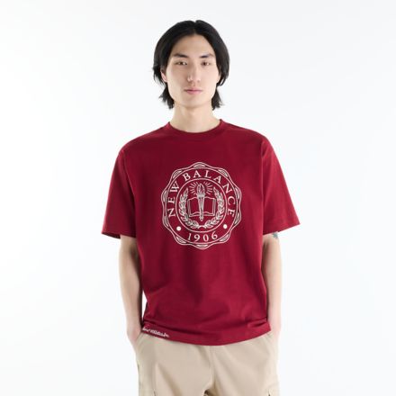 Varsity Crest T-Shirt, PODIUM RED, MT62I5VBPDR