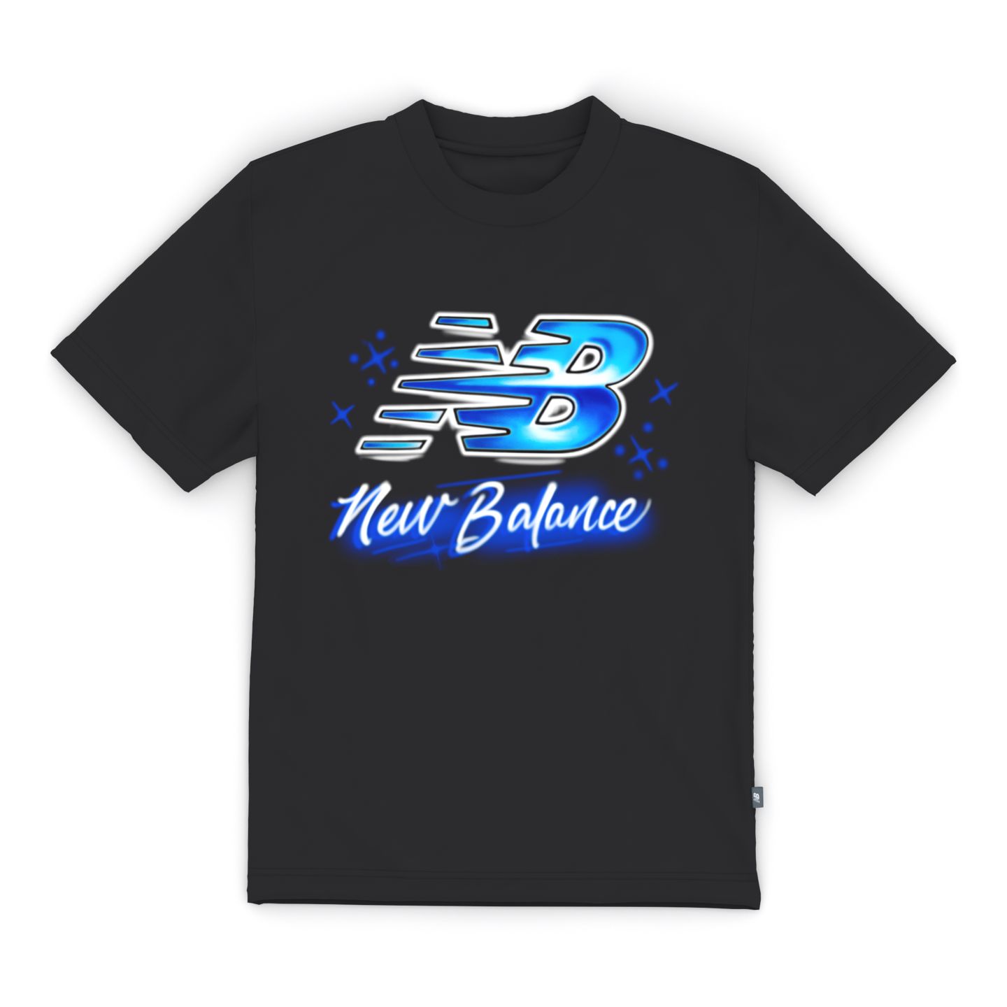 Мужская футболка New Balance Summer Love, цвет: Чёрный — фото 4