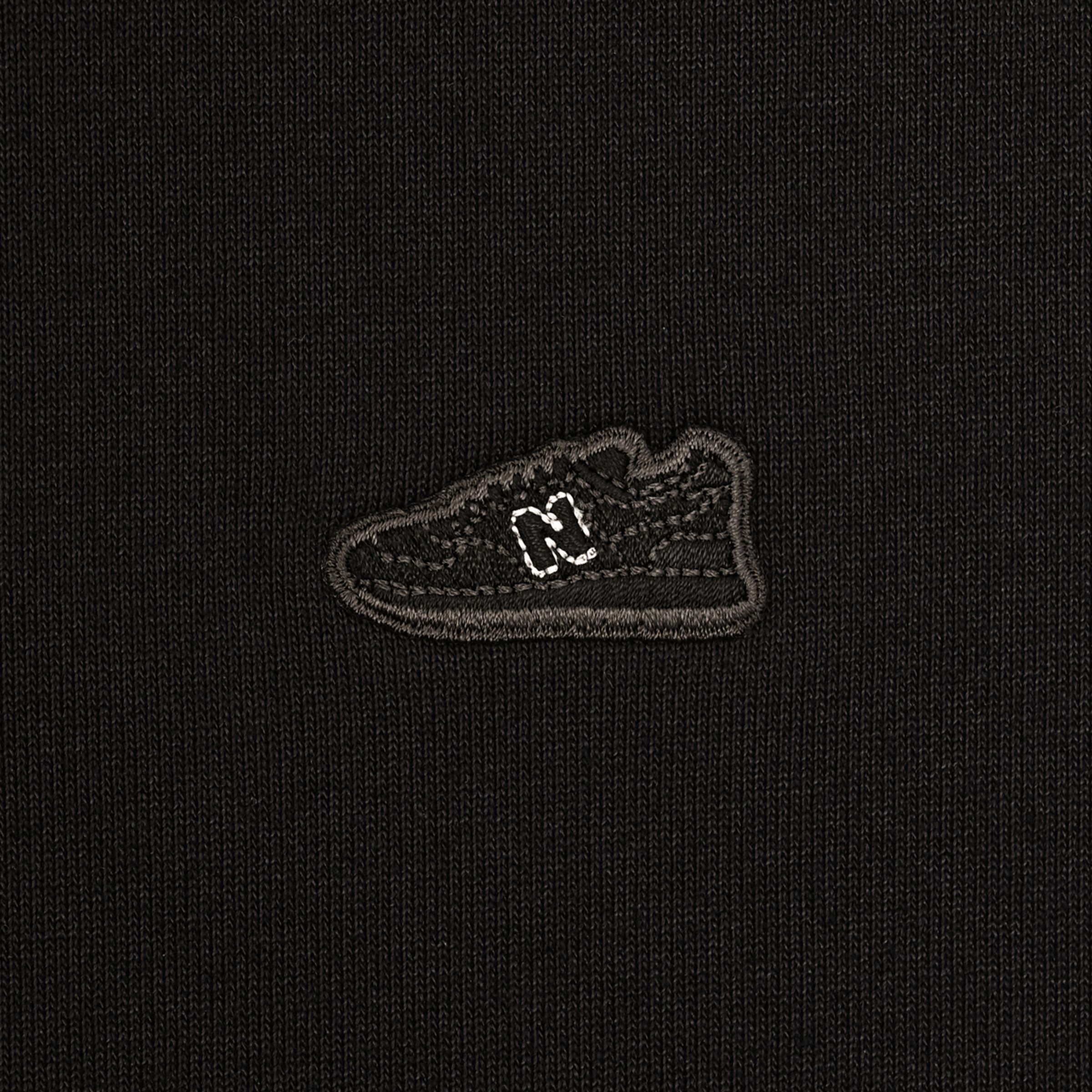 New Balance シューパッチロングスリーブTシャツ, MT62J8LJBK