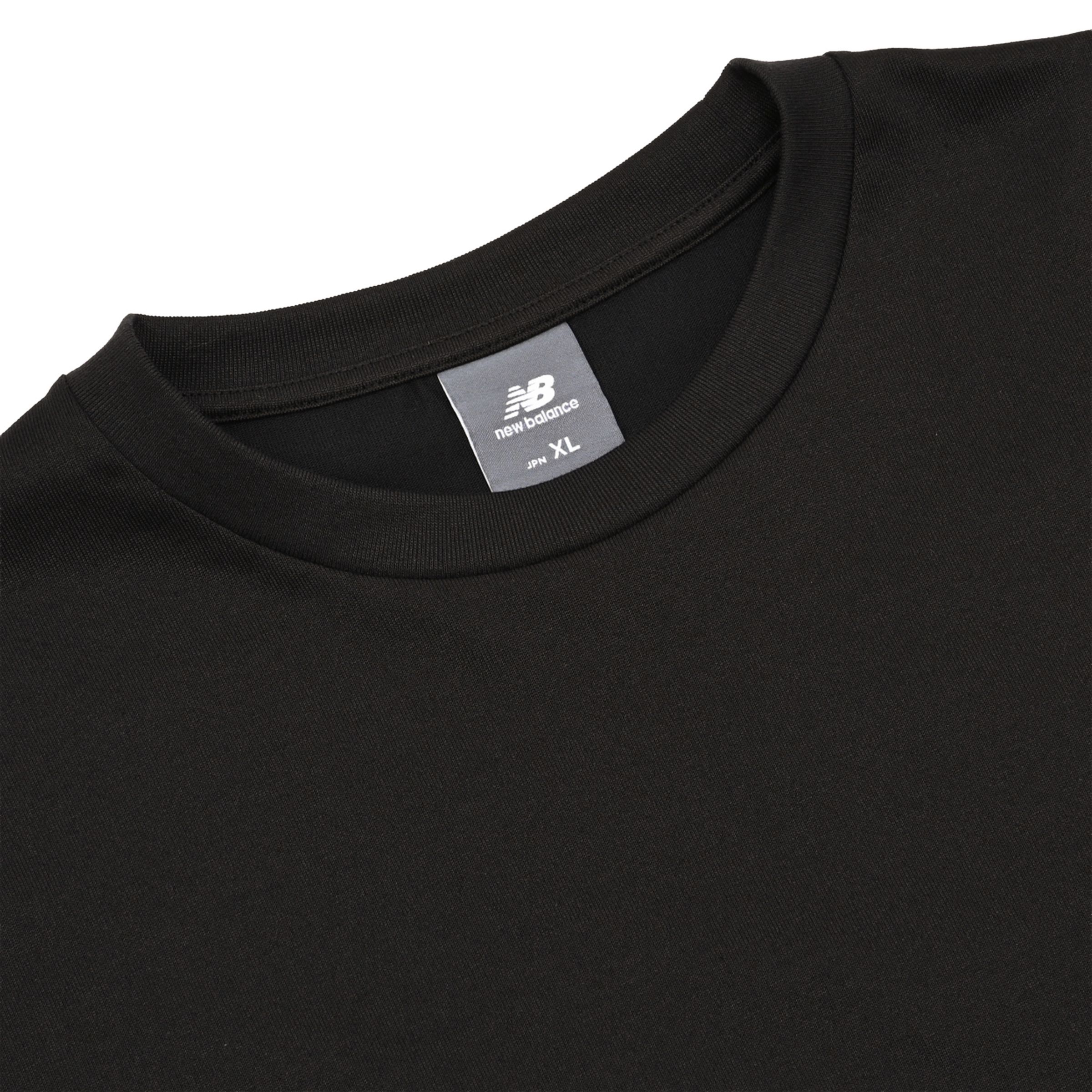 New Balance シューパッチロングスリーブTシャツ, MT62J8LJBK