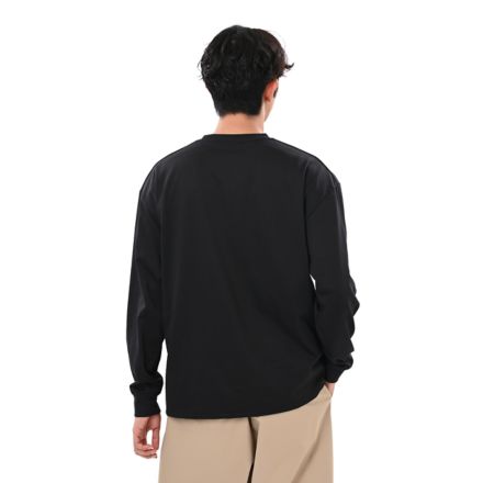 シューパッチロングスリーブTシャツ, BLACK, MT62J8LJBK
