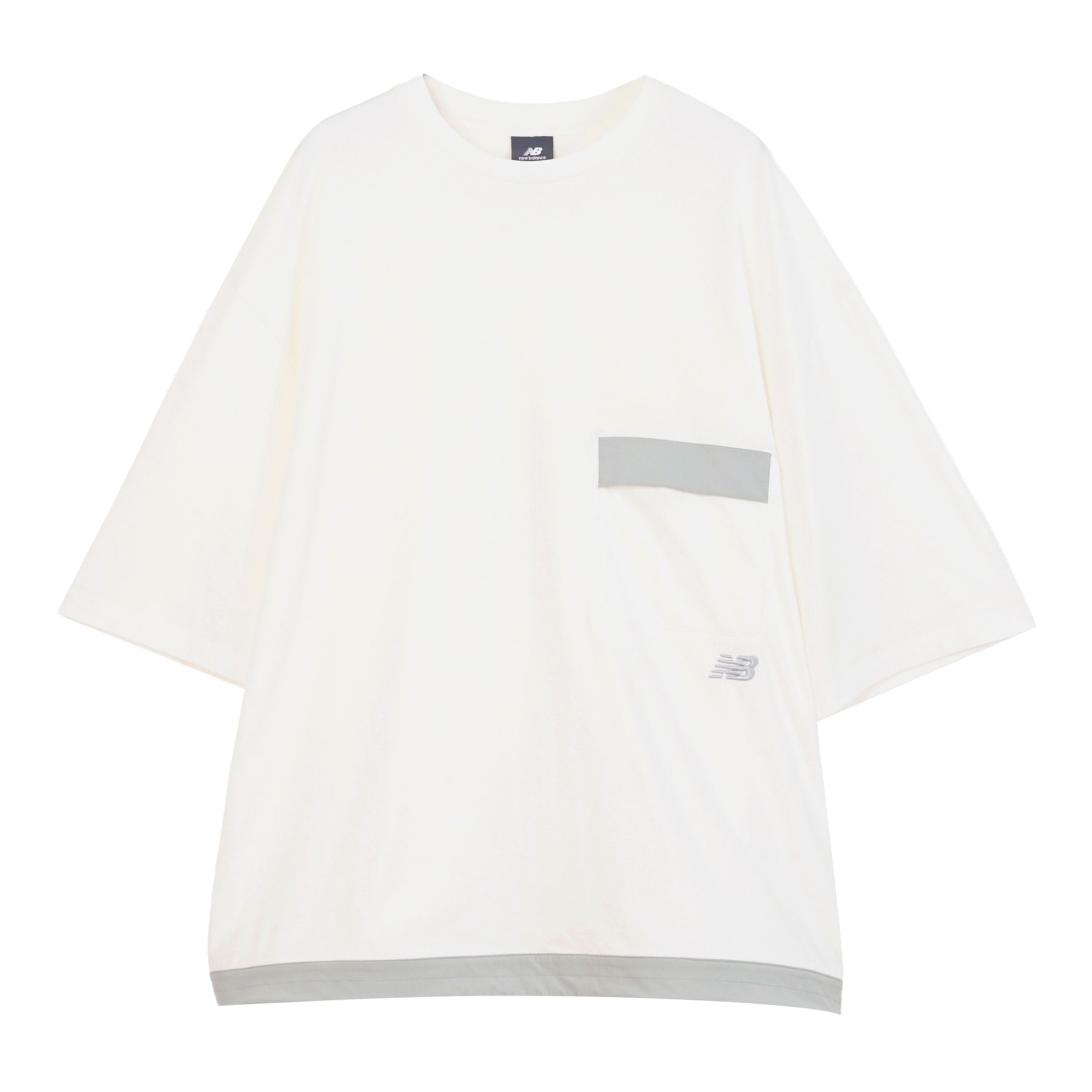 New Balance メンズファンクショナルポケットショートスリーブTシャツ, MT62K6WJRFN
