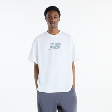 NBロゴショートスリーブ Tシャツ, SEA SALT, MT62K9KFSST