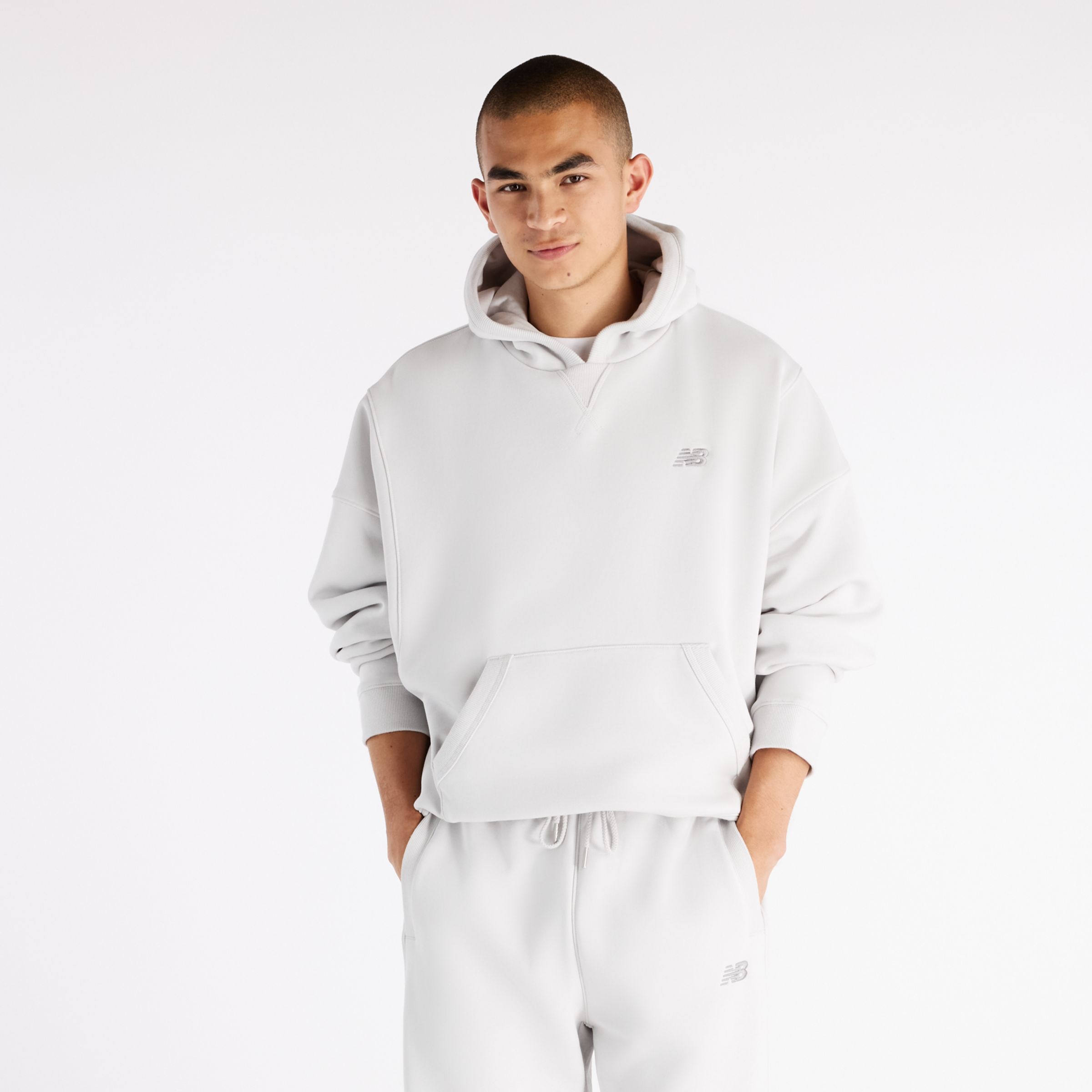 New Balance Athletics Crafted Fleece Hoodie, MT62L1QJGYM