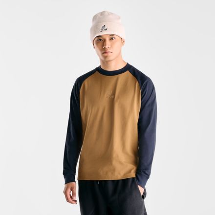 大谷翔平シグネチャーラグランロングスリーブTシャツ, LINEN, MT62L8VKBRK