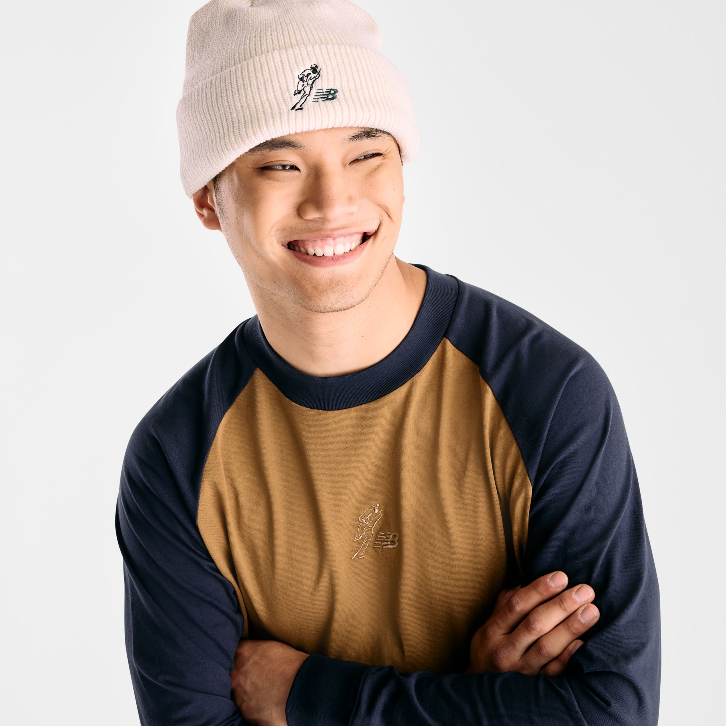 New Balance 大谷翔平シグネチャーラグランロングスリーブTシャツ, MT62L8VKBRK